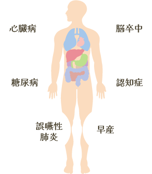 歯の健康は身体全体の健康につながっている